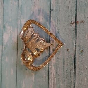 💚Vintage Gold Tone Signed Sarah Coventry Canada Brooch